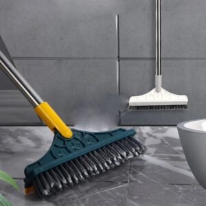 Long-Handled Floor and Tile Seam Brush for Efficient Cleaning