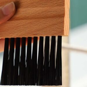 Softball Referee Brushes Wooden Handle